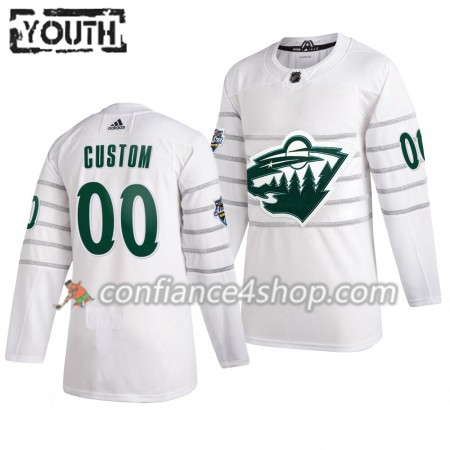 Adidas Maillot de Hockey Minnesota Wild Personnaliser Blanc 2020 NHL All-Star Authentic - Enfant